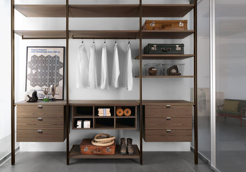 Begehbarer Kleiderschrank / Modul - SOLO - ALBED - modern / Aluminium / maßgefertigt