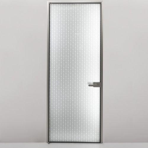 Tür für Innenbereich - RI-TRAIT - ALBED - Aluminium / mit Sicherheitsglas / einflügelig