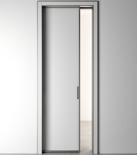 Tür für Innenbereich - PRIMA - ALBED - Aluminium / Glas / Einbaukasten