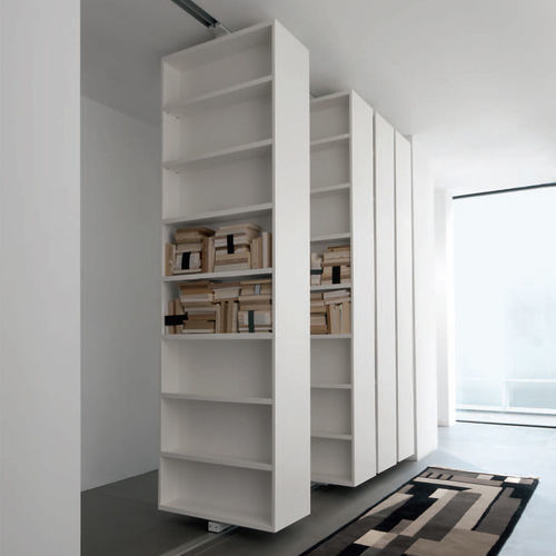 Modul-Bücherregal - RI-VISTA - ALBED - Decke/Boden / Trennwand / hoch