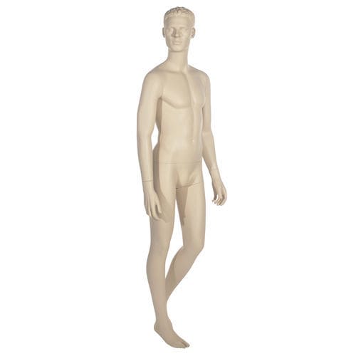 Mann-Schaufensterpuppe - DRV11U - Cofrad Mannequins - abstrakt / beige / für Gewerbegebrauch