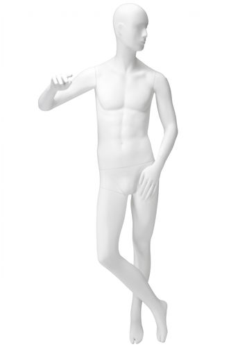 Mann-Schaufensterpuppe - STG7 - Cofrad Mannequins - abstrakt / weiß / für Gewerbegebrauch