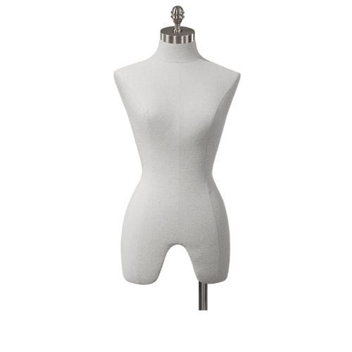 Frau-Büste - CAN4 - Cofrad Mannequins - abstrakt / ohne Kopf / weiß