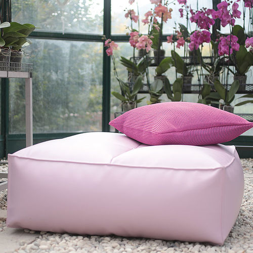 Modernes Sitzkissen - PUFFONE - GART - Stoff / für Garten / grau