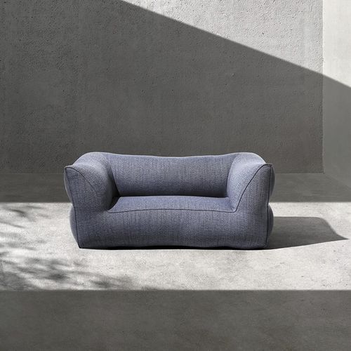 Modernes Sofa - PUFFONE  - GART - für Garten / Stoff / grau