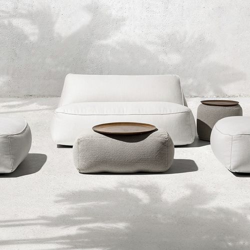Modernes Sofa - Ginosa - GART - für Garten / Stoff / beige