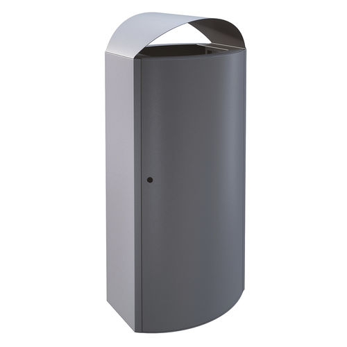 Park-Abfallbehälter - 85612 - AUWEKO GmbH - bodenstehend / galvanisiertem Stahl / pulverbeschichteter Stahl