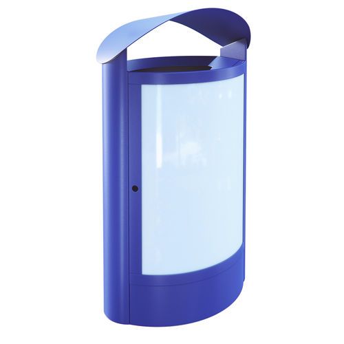 Park-Abfallbehälter - 71511 - AUWEKO GmbH - galvanisiertem Stahl / pulverbeschichteter Stahl / Polyethylen