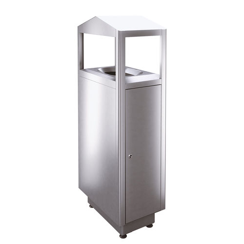Park-Abfallbehälter - S100D - AUWEKO GmbH - System / freistehend / Edelstahl