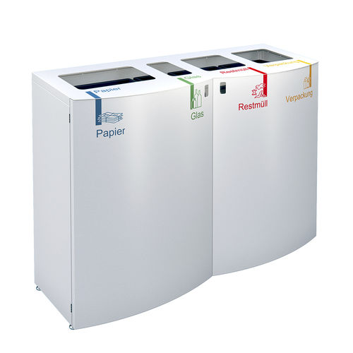 Papierkorb / galvanisiertem Stahl - SB4 - AUWEKO GmbH