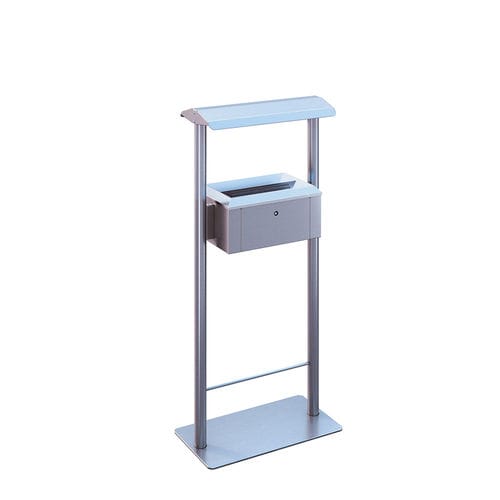 Sockel-Aschenbecher - TD-11-DB-2020 - AUWEKO GmbH - galvanisiertem Stahl / Edelstahl / für den Außenbereich