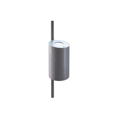 Park-Abfallbehälter - Ecospeedy - AUWEKO GmbH - hängend / galvanisiertem Stahl / pulverbeschichteter Stahl