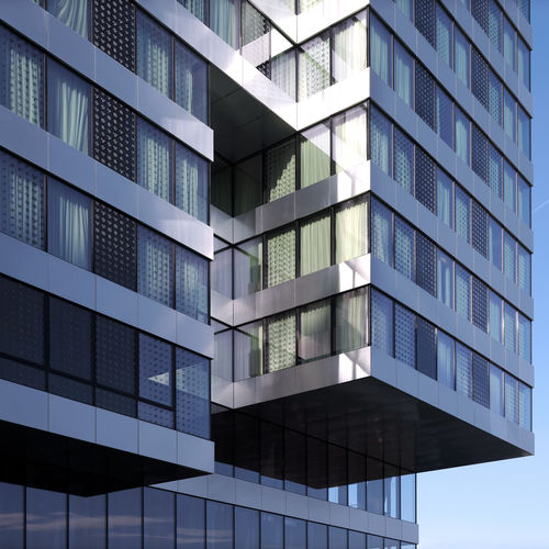 Paneel-Fassadenverkleidung - HOTEL INTERCONTINENTAL - ALUCOBOND - Aluminium / zum Einrasten / nachhaltig