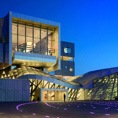 Kassetten-Fassadenverkleidung - AALBORG HOUSE OF MUSIC - ALUCOBOND - Aluminium / glatt / gebürstet