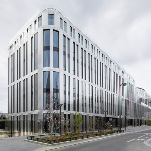 Paneel-Fassadenverkleidung - VIEW - ALUCOBOND - Aluminium / Verbundwerkstoff / zum Einrasten