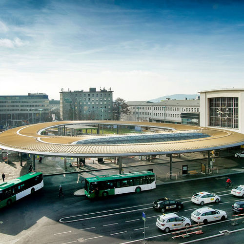 Verkleidungs-Verbundplatte - CENTRAL STATION GRAZ - ALUCOBOND - für Gebäude / für Markise / wetterbeständig