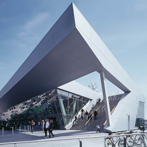 Verkleidungs-Verbundplatte - CRUISE CENTER ALTONA - ALUCOBOND - für Gebäude / für Markise / für Unterstand