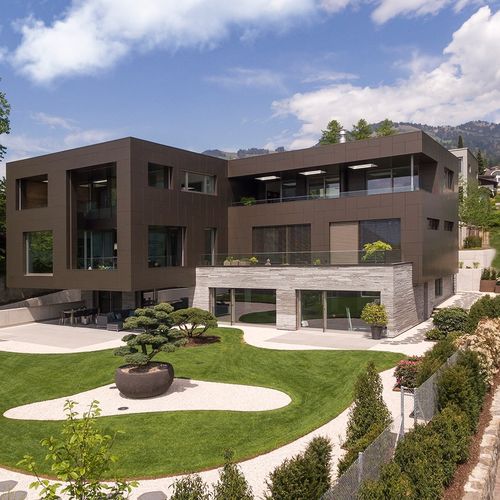 Verkleidungs-Verbundplatte - VILLA SCHWYZ - ALUCOBOND - für Innenausbau / für Fassadenverkleidung / für Dach
