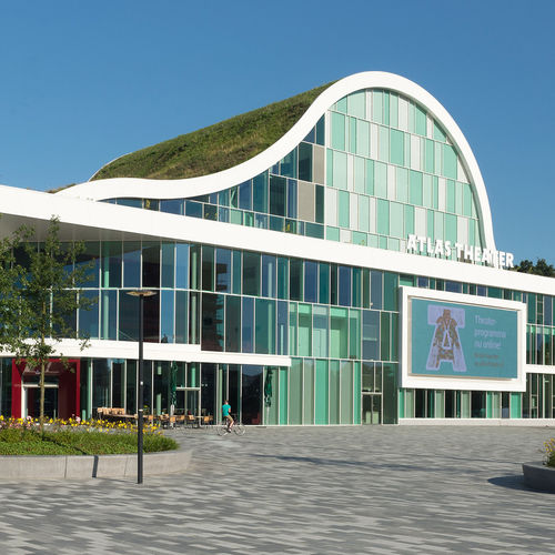 Paneel-Vorhangfassade - THEATER EMMEN - ALUCOBOND - Aluminium / Verbundwerkstoff / Dekor