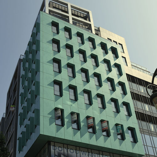 Kassetten-Fassadenverkleidung - METROPOLIS - ALUCOBOND - Verbundwerkstoff / Aluminium / Kupfer