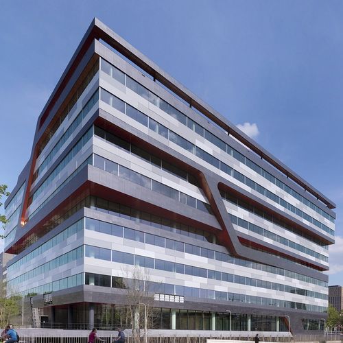 Kassetten-Fassadenverkleidung - RABOBANK HEADQUARTERS - ALUCOBOND - Verbundwerkstoff / Aluminium / zum Einrasten