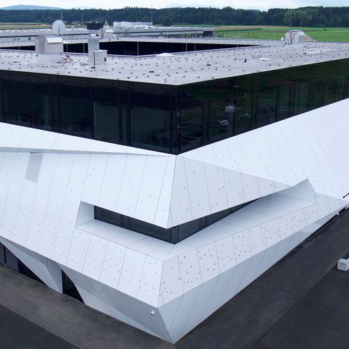Paneel-Fassadenverkleidung - KTM - ALUCOBOND - Aluminium / Verbundwerkstoff / zum Einrasten