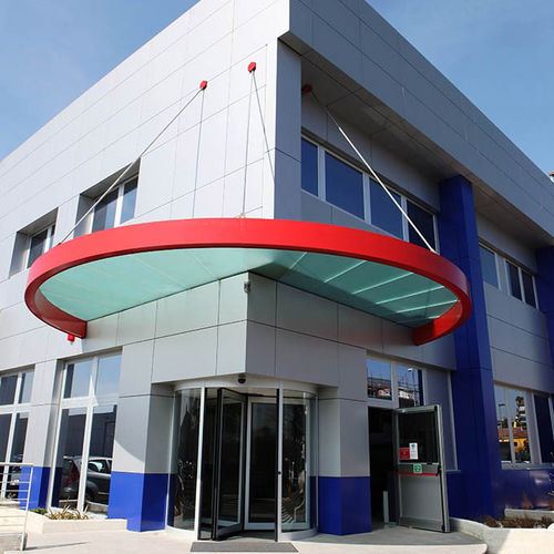 Paneel-Fassadenverkleidung - ICET STUDIOS - ALUCOBOND - Aluminium / Verbundwerkstoff / vertikal