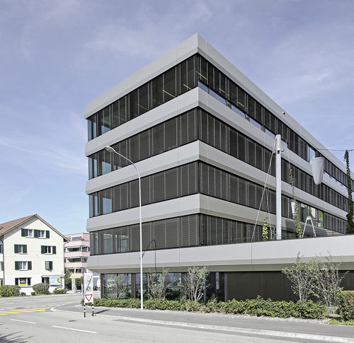 Paneel-Vorhangfassade - KANTONSPITAL ST. GALLEN - ALUCOBOND - Aluminium / Verbundwerkstoff / Dekor