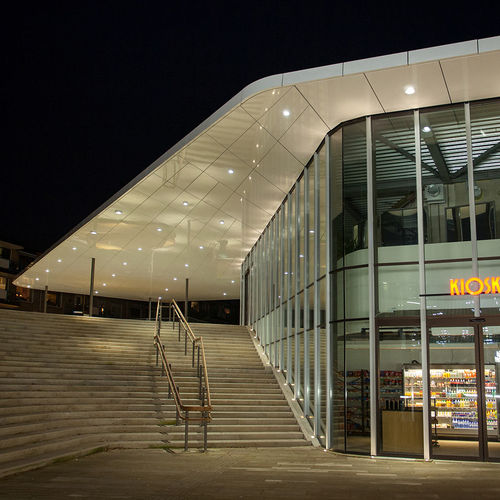 Verbundwerkstoff-Leibung - RAILWAY STATION HARDERWIJK - ALUCOBOND - Aluminium