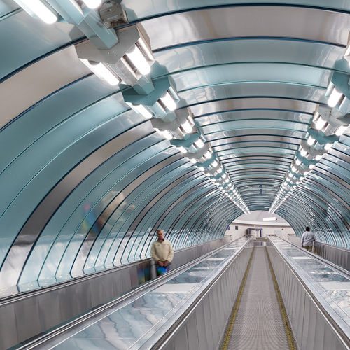 Verkleidungs-Verbundplatte - SUBWAY STATION SPORTIVNAYA-2 - ALUCOBOND - für Innenausbau / Wand / für Decke