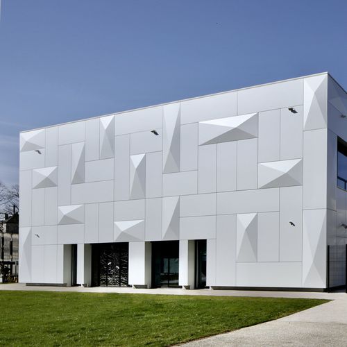 Paneel-Fassadenverkleidung - ALUCOBOND® SPARKLING - ALUCOBOND - Aluminium / Verbundwerkstoff / vertikal