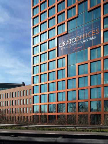 Hinterlüftete Fassade / aus vorlackiertem Aluminium - Orato Offices - ALUCOBOND - Aluminium / Verbundwerkstoff / farbig