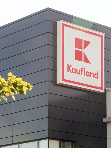 Verbundplatte für Fassadenverkleidung - KAUFLAND IRA - ALUCOBOND - Aluminium / einfarbig / anthrazitfarben