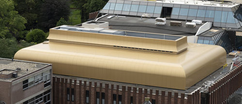 Aluminium-Verblendplatte - THEATER AAN DE PARADE - ALUCOBOND - Verbundwerkstoff / für Fassaden / für Außenwand