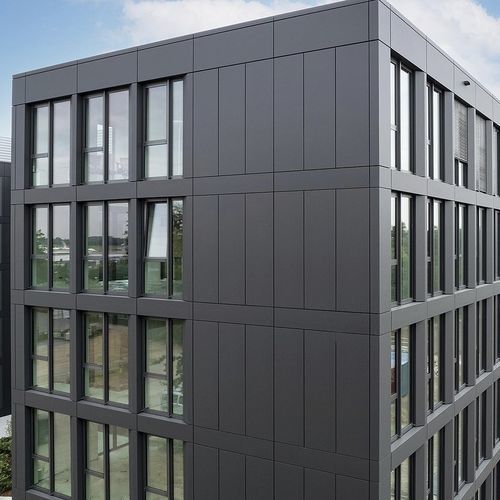 Verkleidungs-Verbundplatte - AIRPORT CITY CENTER D&Uuml;SSELDORF - ALUCOBOND - für Fassaden / für Fassadenverkleidung / Aluminium