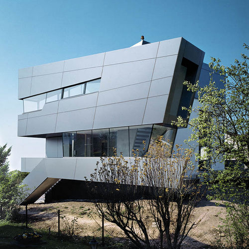Paneel-Fassadenverkleidung - RESIDENTIAL BUILDING HEILBRONN - ALUCOBOND - Aluminium / Verbundwerkstoff / zum Einrasten