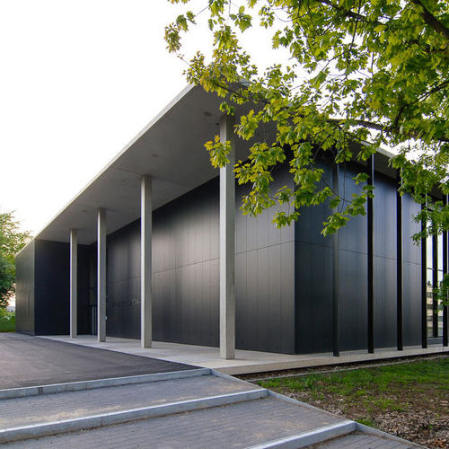 Paneel-Fassadenverkleidung - STEFAN ANDRES SECONDARY SCHOOL - ALUCOBOND - Aluminium / Verbundwerkstoff / zum Einrasten