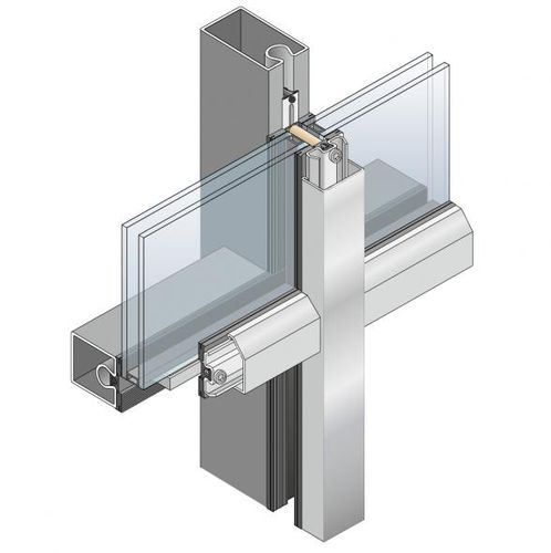 Vorhangfassade / freitragende Struktur - FORSTER TERMFIX VARIO - Gutkowski - aus Metall und Glas / mit integrierter Isolierung / hochwiderstandsfähig