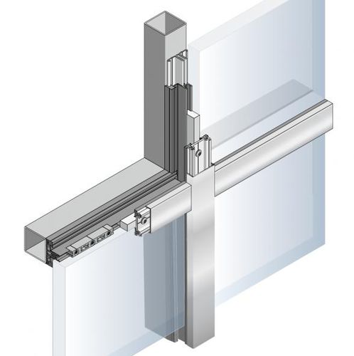 Paneel-Vorhangfassade - FORSTER TERMFIX LIGHT - Gutkowski - aus Metall und Glas / mit integrierter Isolierung