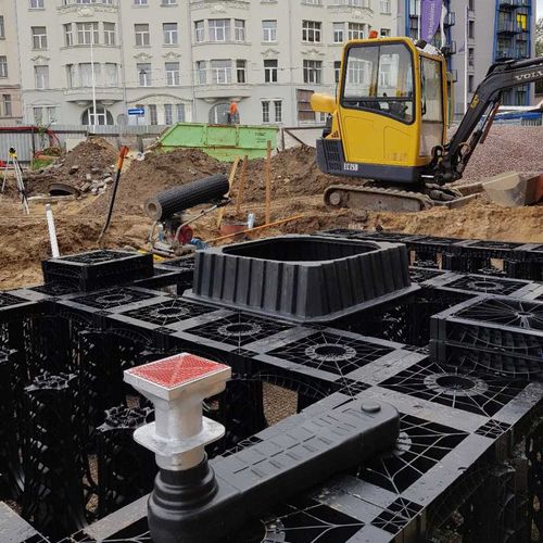 Verwurzelungssystem für Bäume / HDPE - ROOTSPACE® 400 - GreenBlue Urban Ltd