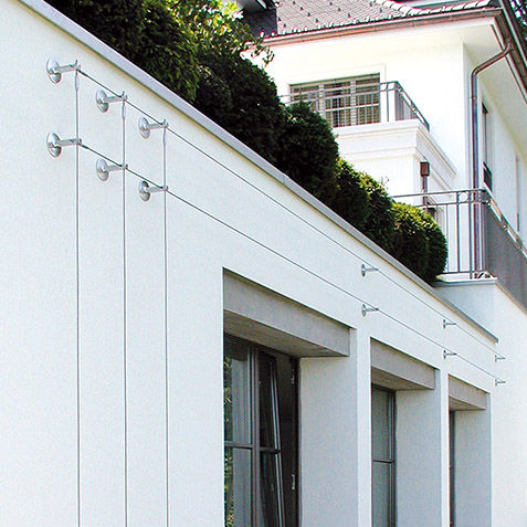 Spalier für begrünte Mauern - SERIES 100 - GreenBlue Urban Ltd - Edelstahl