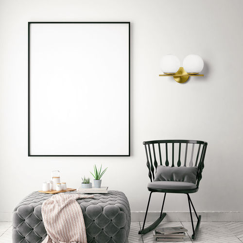 Moderne Wandleuchte - JUGEN - Miloox - für den Innenraum / geblasenes Glas / gebürstetes Messing