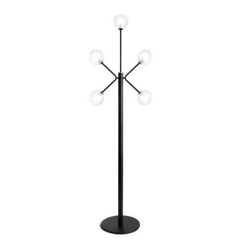 Bodenlampe - COSMO - Miloox - aus lackiertem Metall / Borosilikatglas / modern