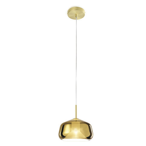 Hängelampe - X-RAY - Miloox - Kupfer / Bronze / Borosilikatglas