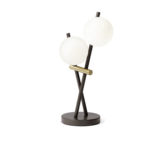 Tischlampe - KIKA - Miloox - Metall / Glas / geblasenes Glas
