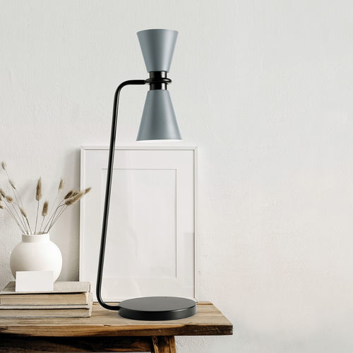 Tischlampe - GRAAL - Miloox - aus lackiertem Metall / modern / mit Kabel