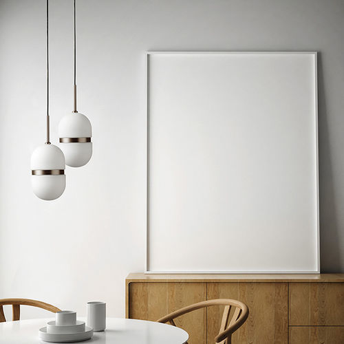 Tischlampe - DOMU - Miloox - Metall / Bronze / Glas