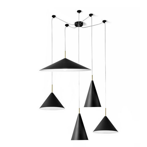 Hängelampe - SAMOI - Miloox - Metall / gebürstetes Messing / modern