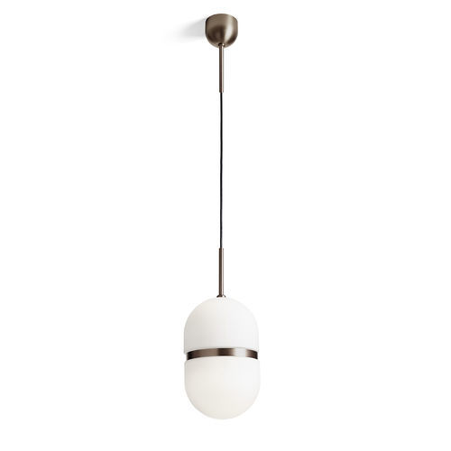 Tischlampe - DOMU - Miloox - Metall / Bronze / Glas