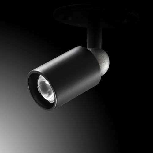 Deckenstrahler - MICRO C - LOUPI - wandmontiert / LED / rund